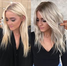 Root Tap Blonde Before And After, Deminsional Blonde, Blonde Hair Root Tap, Rooty Blonde Hair, Rooted Blonde, Icy Blonde Hair, Cool Blonde Hair, Real Hair Wigs, Ash Blonde Hair