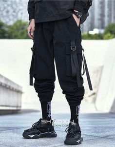 Design: Techwear, Ninja Techwear, Cyberpunk, Military, Futuristic Technical pants: This techwear pants is the perfect garment to complete your Techwear outfit. Breathable materials: This techwear hoodie made of polyester, cotton and spandex can be worn all year round. Suitable for men and women Machine washable: 30 °C (86 °F) FREE worldwide shipping Size(cm) Waist Length Hips S 68 99 112 M 72 101 116 L 76 103 120 XL 80 105 124 XXL 84 107 128 If your main concern is to have enough pockets to carr Black Techwear Parachute Pants For Outdoor Activities, Techwear Parachute Pants For Streetwear, Black Cyberpunk Cargo Pants For Streetwear, Cyberpunk Streetwear Parachute Pants With Cargo Pockets, Techwear Pants For Outdoor Activities, Techwear Style Cargo Pants For Streetwear, Black Combat Parachute Pants For Outdoor, Black Combat Parachute Pants For Outdoor Activities, Winter Techwear Parachute Pants