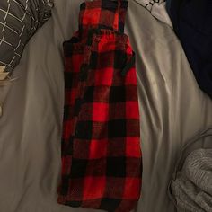 Fluffy Pants, Xsmall Black Checkered Pants, Fluffy Pants, Checkered Pants, Black Checkered, Pj Pants, Pajama Bottoms, Kids Pajamas, Pants Color, Red And Black