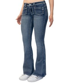 in stock Clothes Jeans, Dream Outfits, Low Rise Flare Jeans, Cute Bras, 2000s Fashion Outfits, Flare Leg Jeans, Madden Girl, 2000s Fashion, Flared Jeans