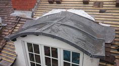 an image of a roof that has been gutted