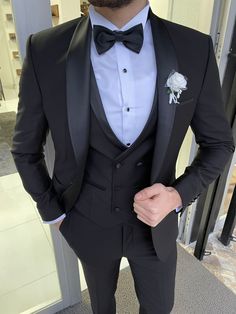 Best Wedding Suits For Men, Groom Collection, Tuxedo Groom, Black Suit Vest, Prom Tuxedo, Pants Gift, Slim Fit Tuxedo, Black Tux