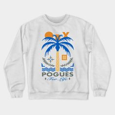 OBX fan design. Featuring the saying “Pogues For Life” -- Choose from our vast selection of crewneck sweatshirts to match with your favorite design to make the perfect custom graphic crewneck sweatshirt. Pick your favorite: Crewneck Sweatshirt or Lightweight Crewneck Sweatshirt. Customize your color! For men and women. Obx Sweatshirt, Obx Merch, Beachy Outfits, Fan Design, Graphic Crewneck Sweatshirt, Outer Banks, Graphic Crewneck, For Life, Banks