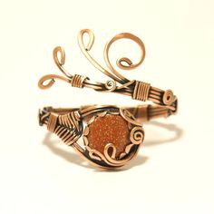 Unique Bracelets for Women Goldstone Bracelet Adjustable | Etsy Bronze Hand Wrapped Cuff Bracelet Gift, Bronze Hand Wrapped Cuff Bracelet For Gift, Unique Copper Wire Wrapped Cuff Bracelet, Spiritual Metal Bangle With Wire Wrapped Detail, Spiritual Wire Wrapped Metal Bangle, Spiritual Metal Wire Wrapped Bangle, Adjustable Copper Wire Bangle Bracelet, Adjustable Copper Bangle As A Gift, Adjustable Copper Wire Bangle