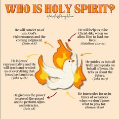 Who Is The Holy Spirit, Holy Spirit Bible Verses, Come Holy Spirit Prayer, Holy Spirit Prayer, Who Is God, Pentecost Sunday, Holy Girl, Learn The Bible, Scripture Bible