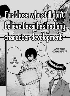 an anime character holding a box with the caption for those who still don't believe