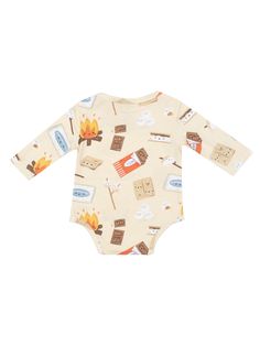 Our adorable bodysuits are so versatile. Can be layered under overalls for an outfit or worn alone. 95% viscose from bamboo, 5% spandex snap crotch for easy access Machine Wash/ Tumble Dry Low Lap Shoulder Pull Over Opening Unisex Playful Onesie For Loungewear, Fitted Bodysuit For Playtime In Fall, Fall Playtime Fitted Bodysuit, Fitted Summer Onesie For Bedtime, Cotton Long Sleeve Bodysuit For Bedtime, Cute Fall Playtime Bodysuit, Unisex Onesie For Spring Playtime, Casual Fall Bodysuit For Playtime, Fall Cotton Bodysuit For Loungewear