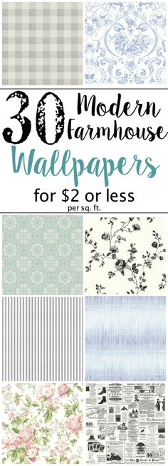 30 modern wallpapers for $ 2 or less