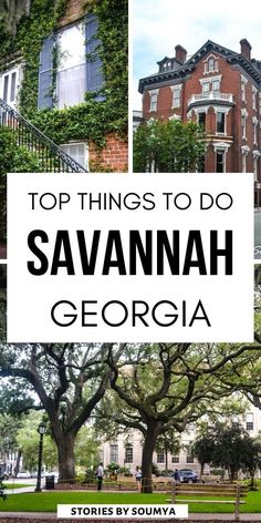 the top things to do in savannah, georgia