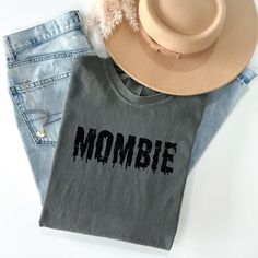 Mombie Shirt - Halloween Mom Shirt - Mama halloween shirt - Funny new mom shirt - Fall tees for mom Fall Tees, New Mom Shirt, Halloween Moms, Motherhood Journey, Mama T Shirt, Funny New, Mama Shirts, Cozy Cardigan