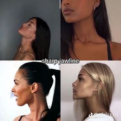 Type Of Jawline, Types Of Jawlines Women, Jawline Types, V Shaped Jawline Aesthetic, Attractiveness Scale, Beauty Types, Sharp Jawline, 2024 Hair Trends For Women, 2024 Hair Trends