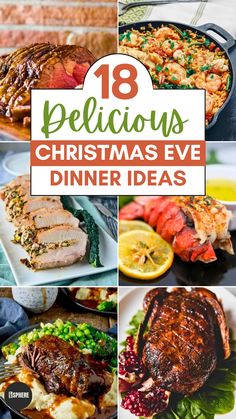 Planning a memorable Christmas Eve dinner? These 18 Christmas Eve dinner ideas for 2024 offer something for everyone - from classic roasted meats and seafood dishes to cozy vegetarian options. Discover easy-to-make recipes that bring holiday flavors to life, perfect for gathering loved ones around the table. Start a new tradition or elevate your favorites with these crowd-pleasing dishes, designed to make Christmas Eve unforgettable. 5 Course Christmas Dinner, Christmas Menu Dinner, Shepherds Dinner Christmas Eve, Non Turkey Christmas Dinner, Main Christmas Dish, Christmas Eve Dinner Ideas For Two, Christmas Dinners For Two, Christmas Eve Dinner Traditions, Holiday Dinner For A Crowd