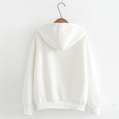 Gender: Women Item Type: Hoodies,Sweatshirts Sleeve Style: Regular Hooded: Yes Collar: Hooded Type: Pullovers Weight: 220g Fabric Type: Broadcloth Material: Polyester Sleeve Length(cm): Full Pattern Type: Print Clothing Length: Regular Style: Casual White Fleece Sweatshirt For Winter, Winter Cotton Hoodie With Cozy Fit, White Hooded Cotton Sweater, White Cotton Hoodie Sweater, Cozy Cotton Hoodie For Winter, White Letter Print Sweatshirt For Winter, White Hooded Sweatshirt For Winter, Winter White Letter Print Sweatshirt, White Winter Hoodie Sweatshirt