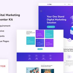 Softnic - Digital Marketing Agency Elementor Template Kit Elementor Kit Future Website, Ad Template, Tech Startups, Personal Portfolio, Future Plans, Content Writing, Portfolio Website, Page Layout, Writing Services