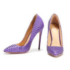 Shop Purple Snakeskin Prints Stiletto High Heel Pumps Pointed Toe Party Shoes with 4 inch Heels color Purple for Beach, Date, Going out, Party with worldwide Free shipping & Free return. Party Shoes Heels, Beach Date, Pointed Toe Heels, 4 Inch Heels, High Heels Stilettos, Heel Pumps, Shoe Size Chart, Party Shoes, High Heel Pumps