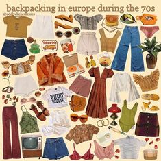 70s Aesthetic Fashion, Types Of Clothes, Looks Hippie, 70s Inspired Outfits, Hippie Mode, Mood Clothes, Mode Hippie, 70s Inspired Fashion