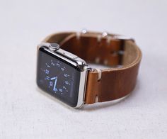 Apple Watch Band Custom Wearable Technology: Horween by choicecuts Best Groomsmen Gifts, Apple Watch Leather, Apple Watch Leather Strap, Apple Watch 1, Bracelet Apple Watch, Horween Leather, Apple Watch Bands Leather, Apple Watch 38mm, Brown Leather Strap