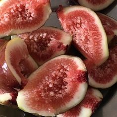 figs cut in half sitting on top of each other