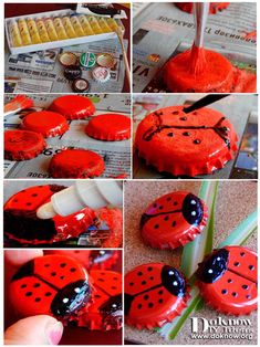 how to make ladybug cake with fondant