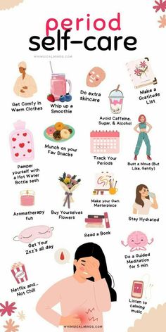 Your period deserves some extra TLC! 🌸 Discover self-care tips that help ease discomfort and promote relaxation during your cycle. From cozying up with a warm drink, practicing gentle yoga, to indulging in a skincare routine, these small rituals can make a big difference in how you feel. Prioritize yourself and give your body the care it deserves. 🧘‍♀️✨ . . . . . .#PeriodSelfCare #CycleSupport #MenstrualHealth #SelfCareRoutine #PeriodComfort #WellnessTips #PMSRelief #SelfLove #WomenWellness #HealthyHabits Aunt Flo, Time Of The Month, Practicing Self Love, Menstrual Health, Self Care Bullet Journal, Calming Music, Winter Skin