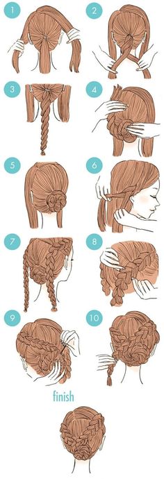 Trendy We Fryzurach, Cute Quick Hairstyles, Cute Simple Hairstyles, Simple Wedding Hairstyles, Easy Hairstyle, Peinados Fáciles Para Cabello Corto, Kraf Diy, Penteado Cabelo Curto, Hair Updo