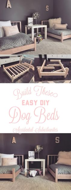 this is an easy diy dog bed made out of pallets