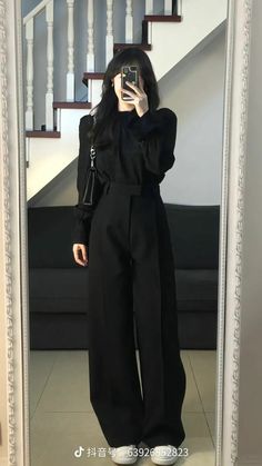 Korean Outfit Street Styles, Korean Casual Outfits, Everyday Fashion Outfits, Dark Feminine, Casual Day Outfits, Elegante Casual, Teen Fiction, Quick Outfits