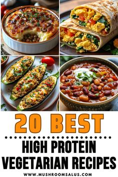 the top 20 best high protein vegetarian recipes to eat in less than 30 minutes or less