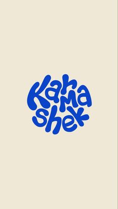 the words kaka shek written in blue ink