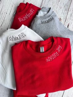 Cheap Monogram Crew Neck T-shirt, Monogram Sweatshirt, S Monogram, Embroidered Crewneck, Girls Trip, Tank Shirt, Tank Top Shirt, Hand Embroidery, Machine Embroidery