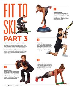 a poster with instructions on how to do an exercise