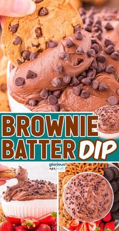 Brownie Dip Recipe, Easy Brownie Batter Dip, Brownie Batter Dip Recipe, Brownie Batter Hummus, Brownie Dip, Brownie Batter Dip, Easy Brownie, Raw Brownies, Cookie Dough Dip