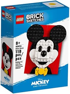 the lego brick mickey mouse is in its box