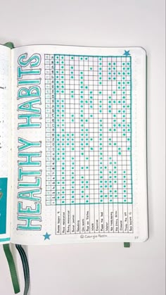 Healthy Habit Tracker for Bullet Journal Men Travel Essentials, Goals Bullet Journal, Habit Tracker Bullet Journal, Bullet Journal Ideas Templates, Bullet Journal Mood Tracker Ideas, Tracker Ideas