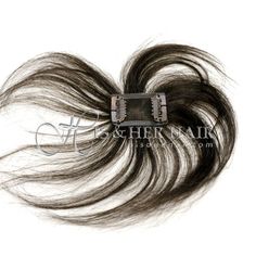 Crown-Small Base Hair In Clip, Grey Hair Topper, Crown Hair Extensions, Grey Hair Pieces, Making Wigs, Human Hair Pieces, Natural Hair Accessories, Angora Goat, Real Hair Extensions