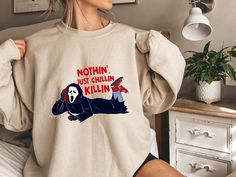 Ghostface Shirt 002 Easy 30 day return policy Ghost Face Shirt, Ghostface Shirt, Scream Shirt, Scary Movie Shirts, Scream Ghostface, Quilt Size Chart, Ghostface Scream, Everyday Clothing, Ghost Face