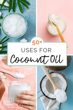 Every natural home needs to know these 50+ coconut oil uses! There are many coconut oil benefits, but did you know it can be used as a natural cleaner? For beauty? And even for health and wellness. Check out these 50+ uses for coconut oil. #coconutoil #coconutuses #coconutoilbenefits #naturalhome Coconut Oil Diy, Recipes Using Coconut, Uses Of Coconut Oil, Coconut Oil Bath, Coconut Oil Benefits, Uses For Coconut Oil, Coconut Oil Mask, Coconut Oil Face Mask, Coconut Oil Beauty