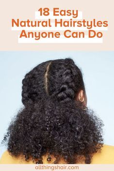 Cute Natural Hairstyles, Girls Natural Hairstyles, Natural Curls Hairstyles, Peinados Fáciles Para Cabello Corto