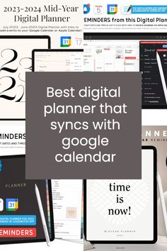 the best digital planner that syncs with google calendar and time is now available for purchase