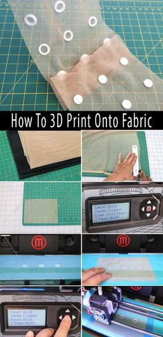 how to print onto fabric with the machine