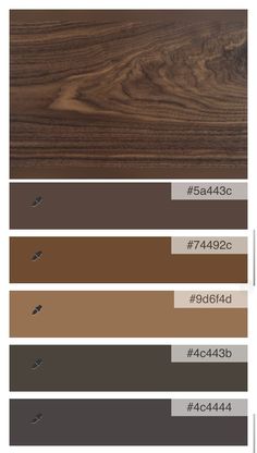 the different shades of wood that are used in this project