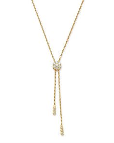 Bloomingdale's Diamond Flower Bolo Necklace in 14K Yellow Gold, 0.85 ct. t.w. - 100% Exclusive Bolo Necklace, Gold Box, Exclusive Jewelry, Diamond Flower, Flower Photos, Black Diamond, 18k Gold, Jewelry Accessories, Chain Necklace