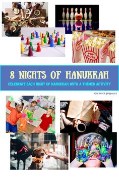 eight nights of hanukkah celebrate each of hanukkah with a fried activity