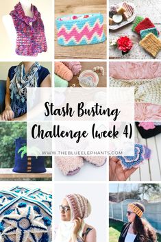 crochet patterns and instructions for stash busting challenge week 4