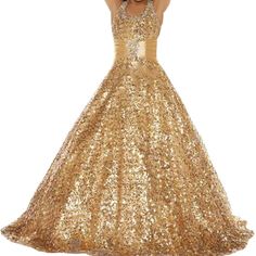 Only Tried On Briefly, Brand New. Very Glitzy!!!! Princess Style Glitter Dress For Dress-up, Princess Style Gold Gown For Dress-up, Fitted Glitter Tulle Dress For Festive Occasions, Gold Fitted Pageant Party Dress, Gold Fitted Pageant Dress For Party, Gold Sequin Princess Dress For Party, Sparkling Gold Dress For Prom Season, Gold Sequined Princess Dress For Party, Gold Sparkling Dress For Prom Season