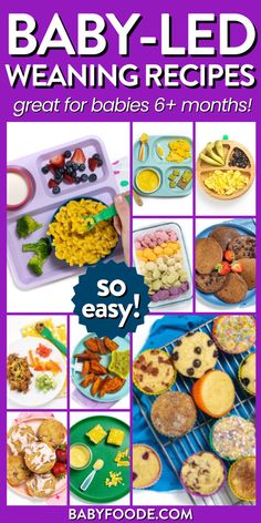 muffins, potato edges, mac and cheese, melts, eggs, taco boats, and corn are featured here Baby Food Stages, Best First Foods For Baby, Baby First Finger Foods, Instant Pot Baby Food, Feeding Baby Solids, First Finger Foods