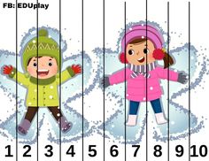 two children are standing behind bars in the snow