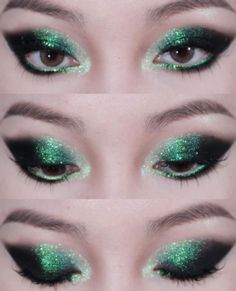 Face Art Makeup, Character Makeup, Green Makeup, Dope Makeup, Makeup Swatches, Fantasy Makeup, Makeup Pictures, Makeup Designs