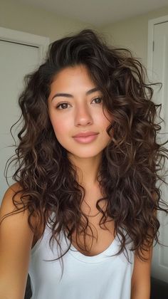 Naturally Wavy Hair Cuts, Hairstyles For Oval Faces, Faces Female, Long Layered Curly Hair, 15 Hairstyles, Corte Long Bob, Vanilla Blonde, Inspiring Hairstyles, Face Hairstyles