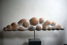 there is a sculpture that has been made to look like clouds